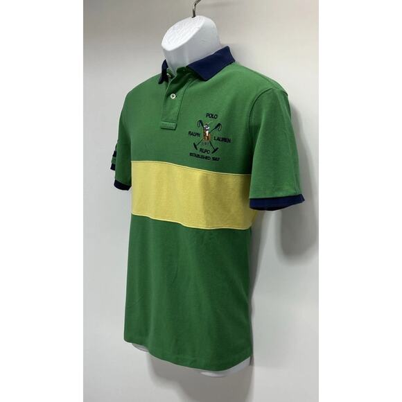 Polo Ralph Lauren Club Mens M Classic Fit Short Sleeve Pony Equestrian Shirt - Picture 4 of 7